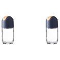 thumbnail image 1 of Inteprter Condimento Botella Sal Dispensadores Tarro Cocina Recargable Almacenamiento Hogar Azul 2Conjunto, 1 of 6