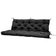 thumbnail image 4 of Modern Patio Cushion for Outdoor Furniture Bench Cushion 120*100cm/47.24*39.37in Black, 4 of 13