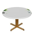 thumbnail image 3 of HAOXIT Nursery, Round Tablecloths,Big Trees and Friendly Animals Wildlifes, Water-Proof Table Cover for Dining Tables, 54-58, 3 of 8