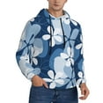 thumbnail image 2 of Salouo Flower Pattern Men's Fall Hoodie Sweatshirt,Sport Hoodie with Pockets for Men Pullover Casual Hooded Sweatshirt-XX-Large, 2 of 7