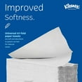 thumbnail image 4 of Kleenex® Scottfold™ Multifold Paper Towels (13254), with Fast-Drying Absorbency Pockets™, White, (25 Packs/Case, 120 Sheets/Pack, 3,000 Packs/Case), 4 of 8
