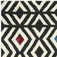 thumbnail image 4 of SAFAVIEH Soho Fion Geometric Wool Area Rug, Beige/Charcoal, 3'6" x 5'6", 4 of 6