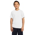 thumbnail image 1 of Sport-Tek Ultimate Performance Crew XL para niño, blanco deporte-tek YST700, 1 of 1