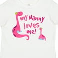 thumbnail image 4 of Inktastic My Nanny Loves Me Girls Toddler T-Shirt, 4 of 5