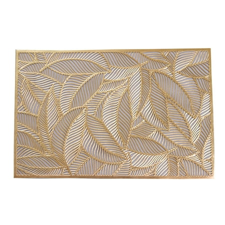 

Wanwan Hollow Leaves Heat Insulated Placemat Dining Table Bowl Dish Cup Placing Mat