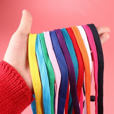 

Frcolor 12 Pairs of Replacement Flat Shoelaces Shoe Laces Strings for Sports Shoes Sneakers Skates Mixed Color