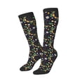 thumbnail image 2 of Daiia Sports Socks Snake And Flower Printed Novelty Crew Socks for Men Women Knee High Socks Cotton Socks Soft & Breathable Support Unisex Socks, 2 of 9