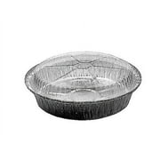 Durable Packaging 8 Round Aluminum Foil Take-Out/Cake Pan w/Clear Dome Lid - Disposable (pack of 50)