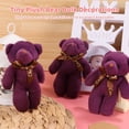 thumbnail image 3 of 10 mini ositos de peluche para baby shower, pequeños osos de peluche a granel, mini osos de peluche de 4,7 pulgadas con etiquetas de agradecimiento y bolsas de organza, recuerdos de fiesta, 3 of 7