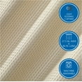 thumbnail image 2 of Mainstays 4 Piece Wave Jacquard Curtain Panel Set, Beige, 27.5" W x 84" L, 2 of 6