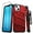 Red & Black, variant on ZIZO BOLT Bundle for iPhone 14 (6.1) Case with Screen Protector Kickstand Holster Lanyard - Red