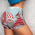 thumbnail image 4 of Balery Christmas Pantalones cortos de entrenamiento estampados para mujer, sin costuras, ajustados, para gimnasio, yoga, correr, deportes, ejercicio activo, fitness.-Medium, 4 of 8