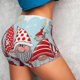 thumbnail image 4 of Fotbe Christmas Shorts Sin Costuras – Shorts Deportivos de Cintura Alta para Mujer, Elásticos para Gimnasio, Yoga, Running o Ciclismo-Medium, 4 of 8