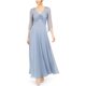 thumbnail image 1 of Vestido Ajustado y Acampanado J Kara para Mujer, Azul, 16, 1 of 1