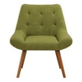 thumbnail image 6 of OSP Home Furnishings Calico Fabric Accent Chair with Amber Legs in in Green, 6 of 7