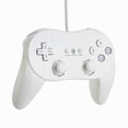 thumbnail image 1 of 2023 Pro Gamepad for Nintendo Wii Second Generation Classic Wired Game White., 1 of 3