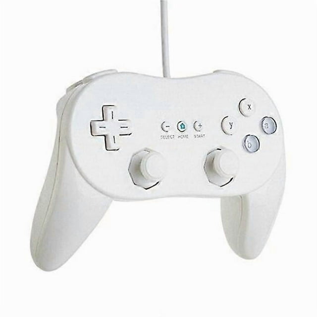 2023 Pro Gamepad for Nintendo Wii Second Generation Classic Wired Game White.