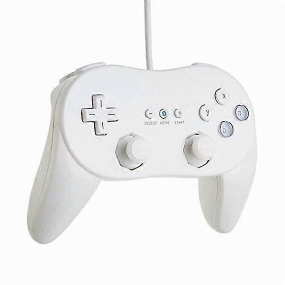 2023 Pro Gamepad for Nintendo Wii Second Generation Classic Wired Game White.