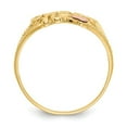 thumbnail image 2 of Auriga Fine Jewelry 14K Two-tone Gold Sweet 15 Heart Ring Size 6for Women, 2 of 6