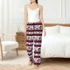 thumbnail image 4 of Fotbe Buffalo Plaid Forest Pantalones de Pijama para Mujer, Pantalones de Dormir, Pantalones Pj con Cordón y Bolsillos-X-Large, 4 of 6