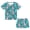 Axolotl Ocean, variant on Cat Gradient Cloud Summer Outfits Sets for Girls Casual Short Sleeve Cap Tops and Elastic Waisted Pants with Side Pockets Two Piece Sets for Teenage Playwear Activewear