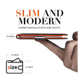 thumbnail image 3 of North Care Men's Wallet- RFID - Money Clip, Larger Capacity up to 12 Cards- Color Orange, 3 of 6