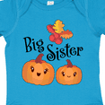 thumbnail image 4 of Inktastic Big Sister Pumpkins with Fall Leaves Girls Baby Bodysuit, 4 of 5