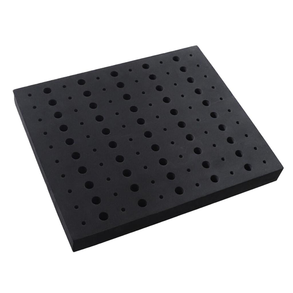 EVA Router Bits Storage Tray Toolbox Organizer 11'' x 13'' 110 Bits 60x