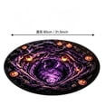 thumbnail image 2 of 3D Halloween Round Rug, Illusion Halloween Round Mat, Funny Rug with Non-Slip Soft Visual Effect Door Mat for Living Room Indoor Decor, 2 of 5