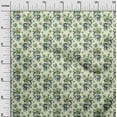 thumbnail image 3 of oneOone Cotton Poplin Light Green Fabric Floral Craft Projects Decor Fabric Printed By The Yard 56 Inch Wide, 3 of 5