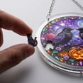 thumbnail image 7 of Halloween Acrylic Puzzle Suncatcher - 8 Inch Stained Glass Window Hanging Ornament for Car Halloween Tree Porch Patio Decor Spooky Gift, 7 of 7