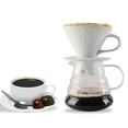 thumbnail image 2 of YIEMEEN Ceramic Coffee Dripper Precise Flows Control Easy Cleaning Coffee Brewing Tool, 2 of 8