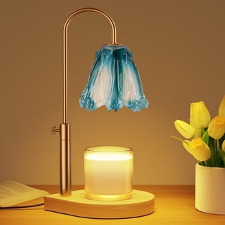 Aaffkaa Candle Warmer Lamp With Timer - Dimmable Jar Candle Warmer, Auto Shut Off, Farmhouse Style, Coffee Gold