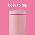 thumbnail image 2 of Vaso de café Owala SmoothSip Slider, aislante, 600 ml, rosa, 2 of 5