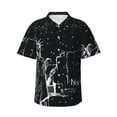 thumbnail image 1 of Balery New York City1 Camisas hawaianas de manga corta para hombre, camisas playeras de corte holgado, camisas de vacaciones con botones,Large, 1 of 7