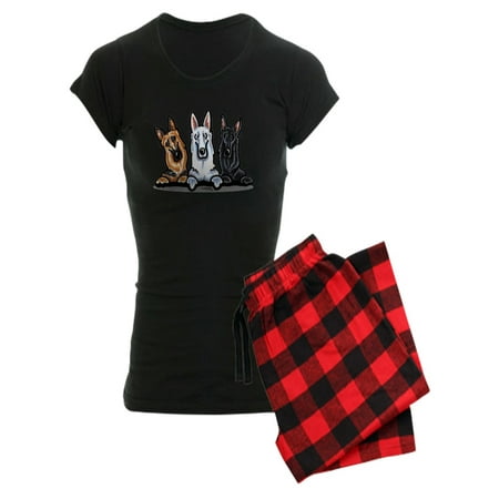 

CafePress - German Shepherd Trio - Women s Dark Pajamas
