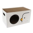 thumbnail image 2 of Casa corrugada para gatos Salvador rascadora interactiva 54cmx30cmx30cm, 2 of 10