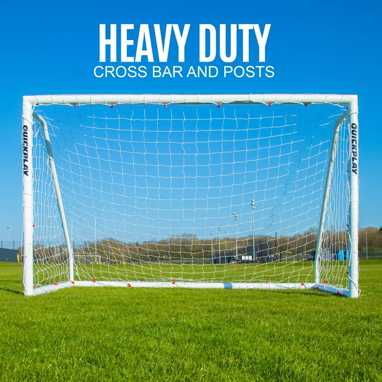 QUICKPLAY Q-Fold Match Folding Soccer Goals | Match Standard PVC