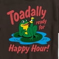 thumbnail image 2 of Instant Message - Toadally Ready For Happy Hour  - Men's Short Sleeve Graphic T-Shirt, 2 of 5