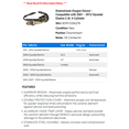 thumbnail image 2 of Downstream Oxygen Sensor - Compatible with 2001 - 2012 Hyundai Elantra 2.0L 4-Cylinder 2002 2003 2004 2005 2006 2007 2008 2009 2010 2011, 2 of 2