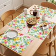 thumbnail image 5 of Summer Placemats Set of 4, Watercolor Pink Yellow Flowers Non-Slip Place Mats Washable Table Mats for Kitchen Dining Table Decorations Indoor/Outdoor, 5 of 9