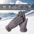 thumbnail image 3 of Guantes cálidos de invierno para mujer con pantalla táctil Elasti Forro térmico suave Rojo Verde, 3 of 5