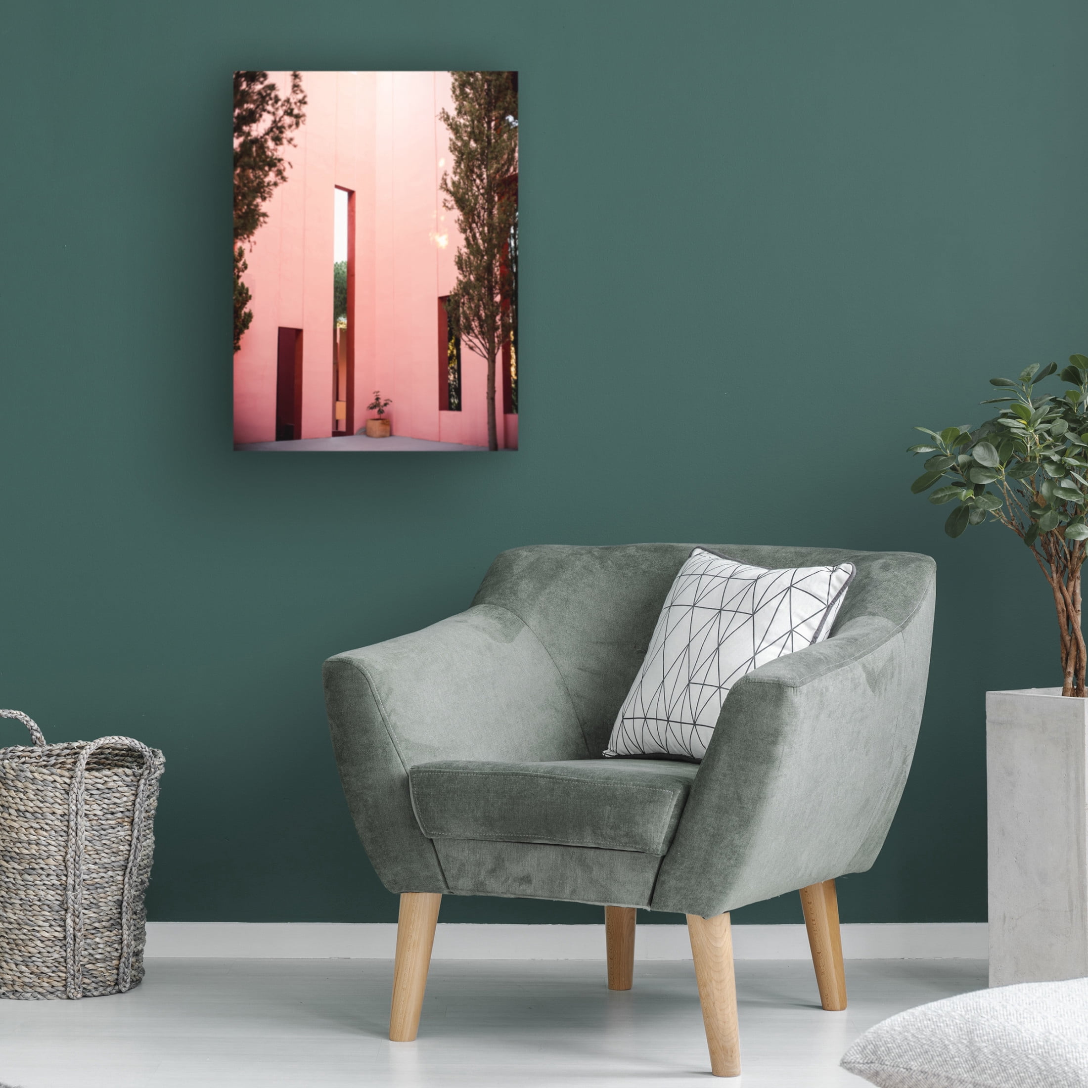 Trademark Fine Art Raisa Zwart Muralla Roja Canvas Wall Art