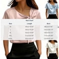 thumbnail image 3 of Jerdar Satin Blouses for Women Dressy Casual Trendy Business Work Silk Tops Outfits Cowl Neck Bow Tie Pleated Summer Shirts XL, 3 of 6