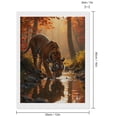 thumbnail image 2 of Diamond Art Kit for Adults, Majestic Tiger Autumn Stream Diamond Painting for Adults Beginners, 5D DIY Diamond Art Painting Kits, Colorful Diamond Painting Craft for Home Decor 12x16, 2 of 7