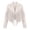 Beige, variant on Women's Faux Suede Leather Tassel Jackets Cropped Motorcycle Fringe Coats Trendy Fall Western Jacket 80s Outfit, X-XL