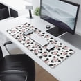 thumbnail image 2 of Long Mouse Pads for Desk,White Cow Spot Pattern Desk Mats on Top Of Desks, Desk Mouse Pad Extra Large with 3mm Non-Slip Base and Stitched Edge for Gaming,Office,Work,Home 31.5"x11.8", 2 of 6
