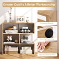 thumbnail image 4 of Giantex 3 Cubes Bookcase, Irregular Open Bookcase, Freestanding Bookshelf Combination, Concave Home Display Storage Shelf, 4 of 9