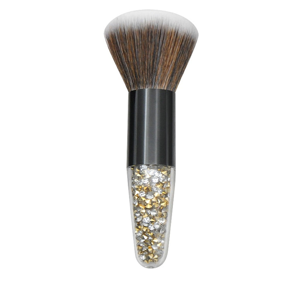 Single Tapered Crystal Diamond Grain Transparent Handle Blush Brush Makeup Tool - Walmart.com Single Tapered Crystal Diamond Grain Transparent Handle Blush Brush Makeup Tool - Walmart.com
