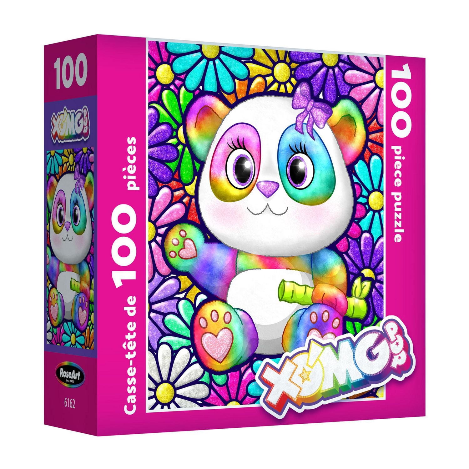 RoseArt - Pop Culture 100-Piece - XOMG Panda - Kids Interlocking Puzzle